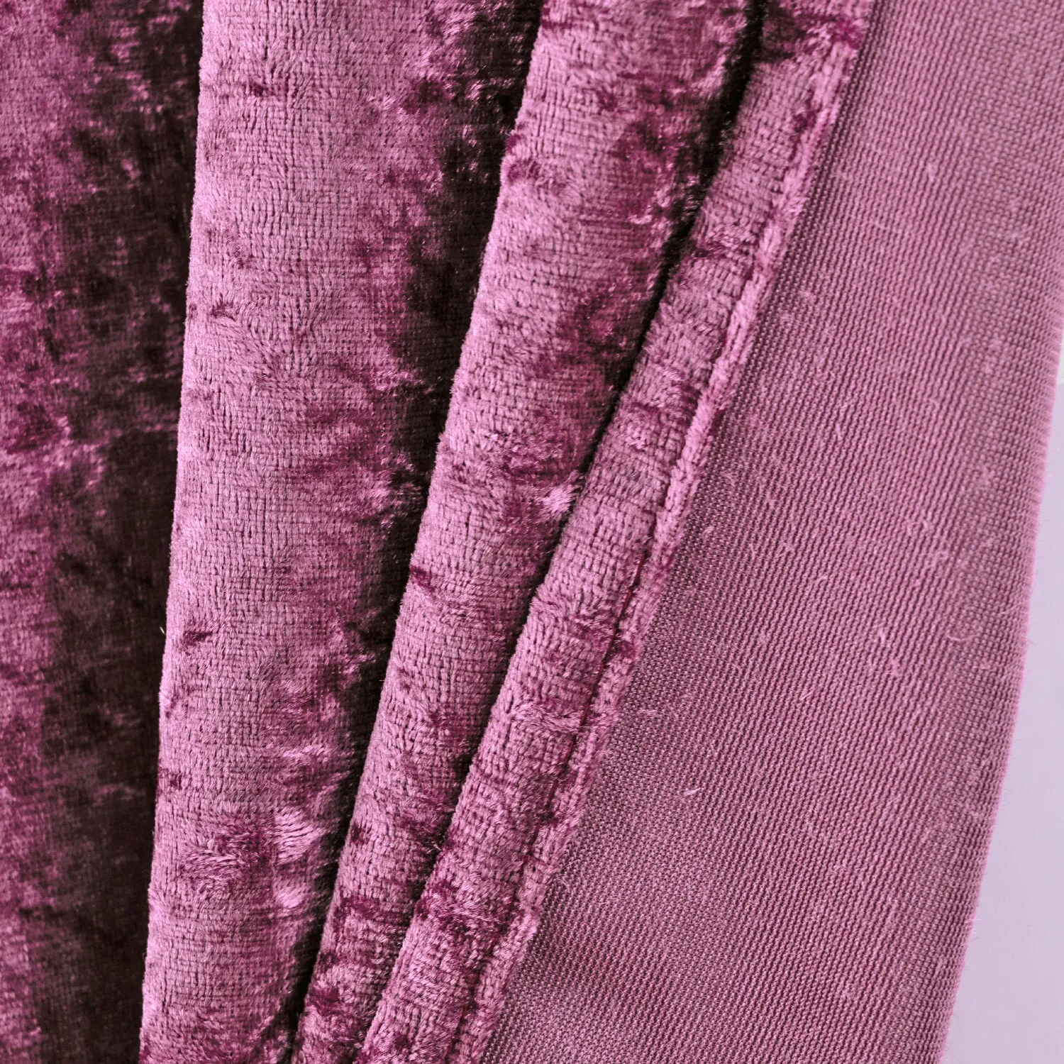 16 ft x 57″ Ice Crushed Velvet (200 GSM) Event Backdrop Curtain Drape Panel – Mauve/Dusty Rose (1pc)