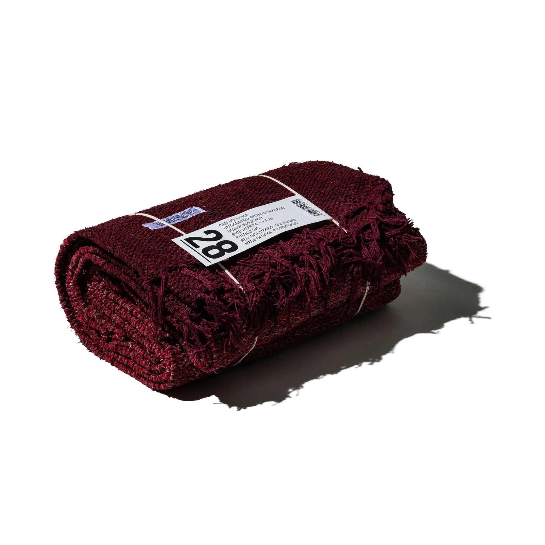 Handloomed Recycle Yarn Rug - Image 4