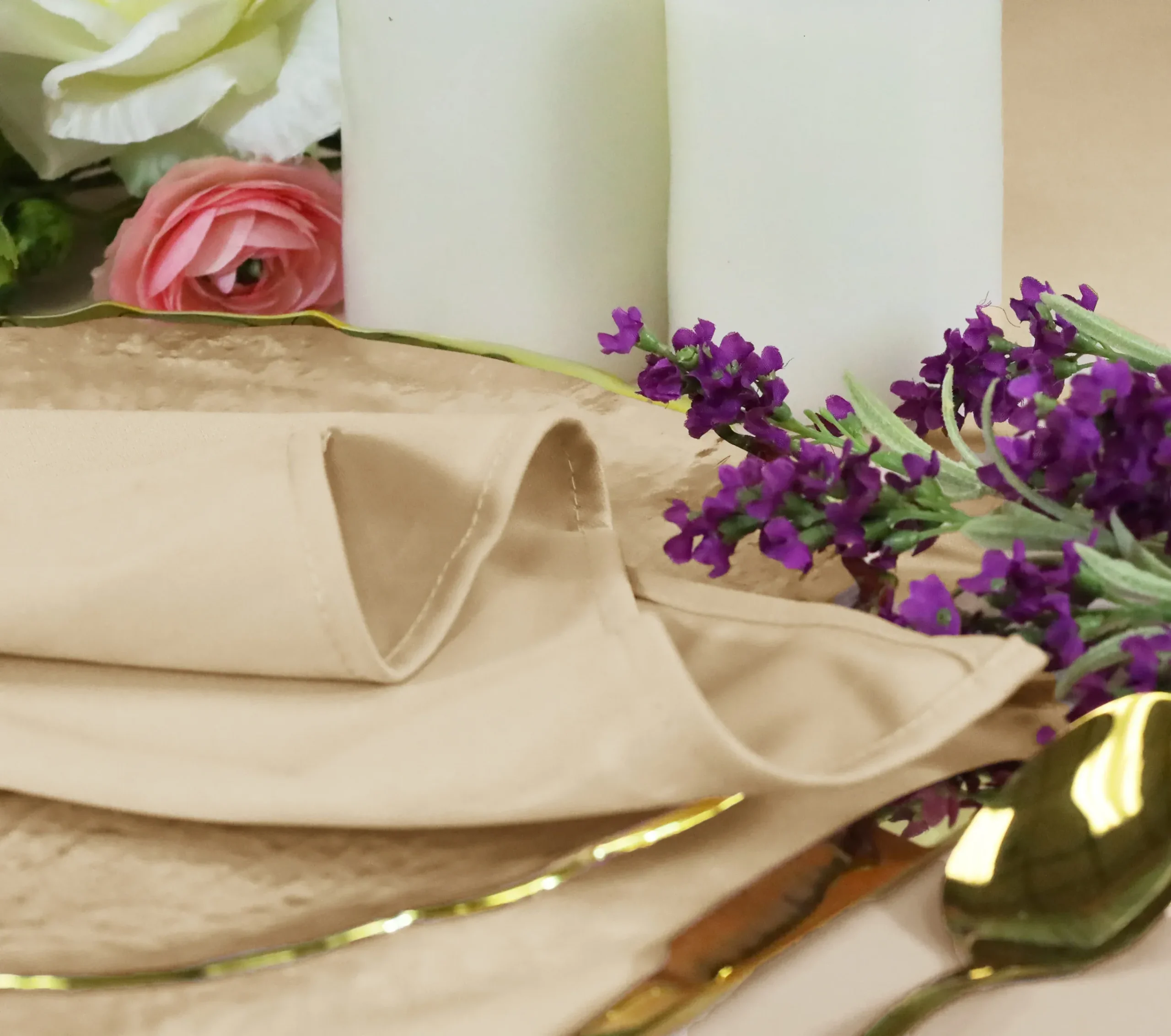 12 ft x 10 ft Scuba (Wrinkle-Free) (240 GSM) Event Backdrop Curtain Drape Panel – Champagne (1pc)