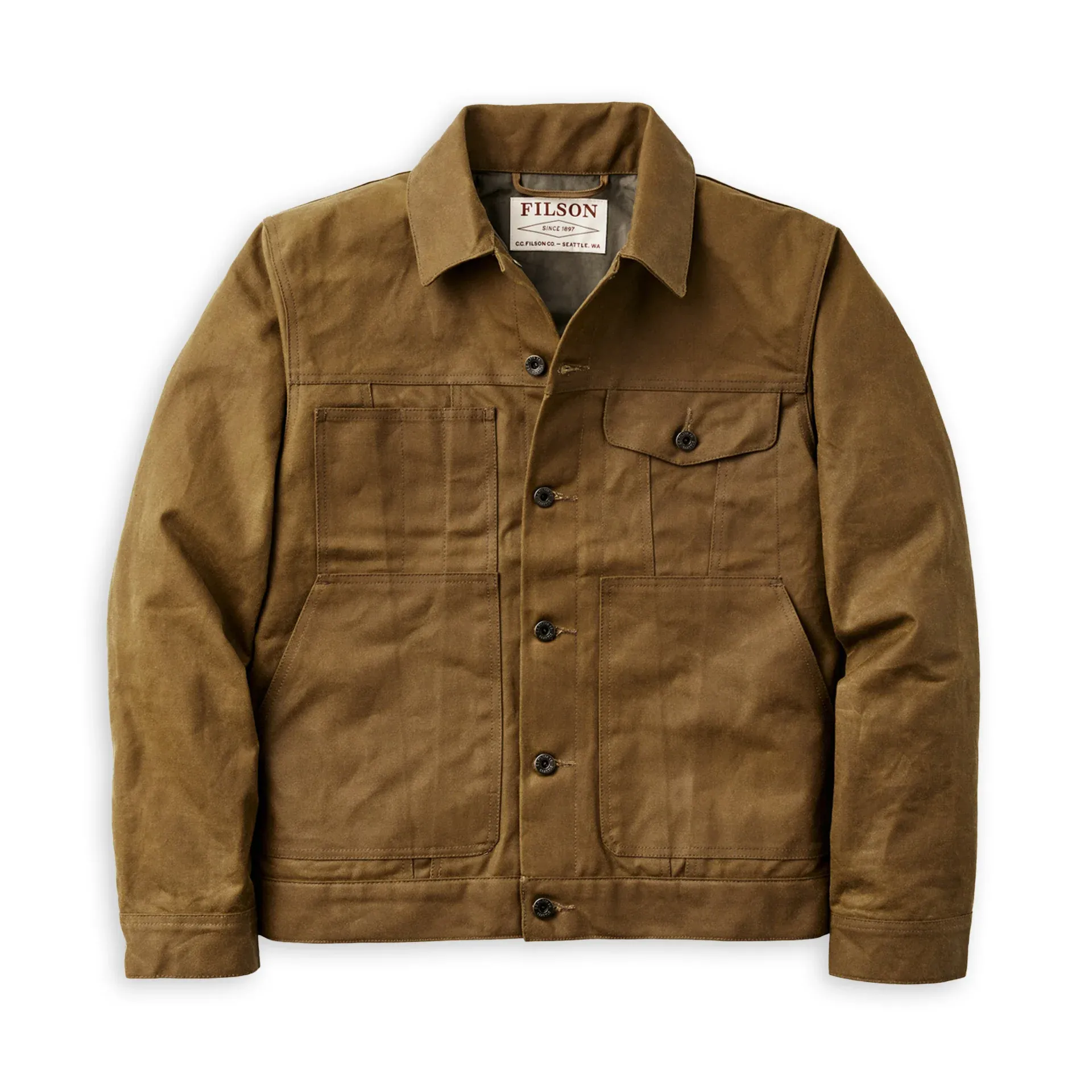 Filson Tin Cloth Short Lined Cruiser Jacket