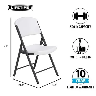 Premium Spandex (220 GSM) Lifetime Folding Chair Cover – Champagne (1pc) (OLD SHADE)
