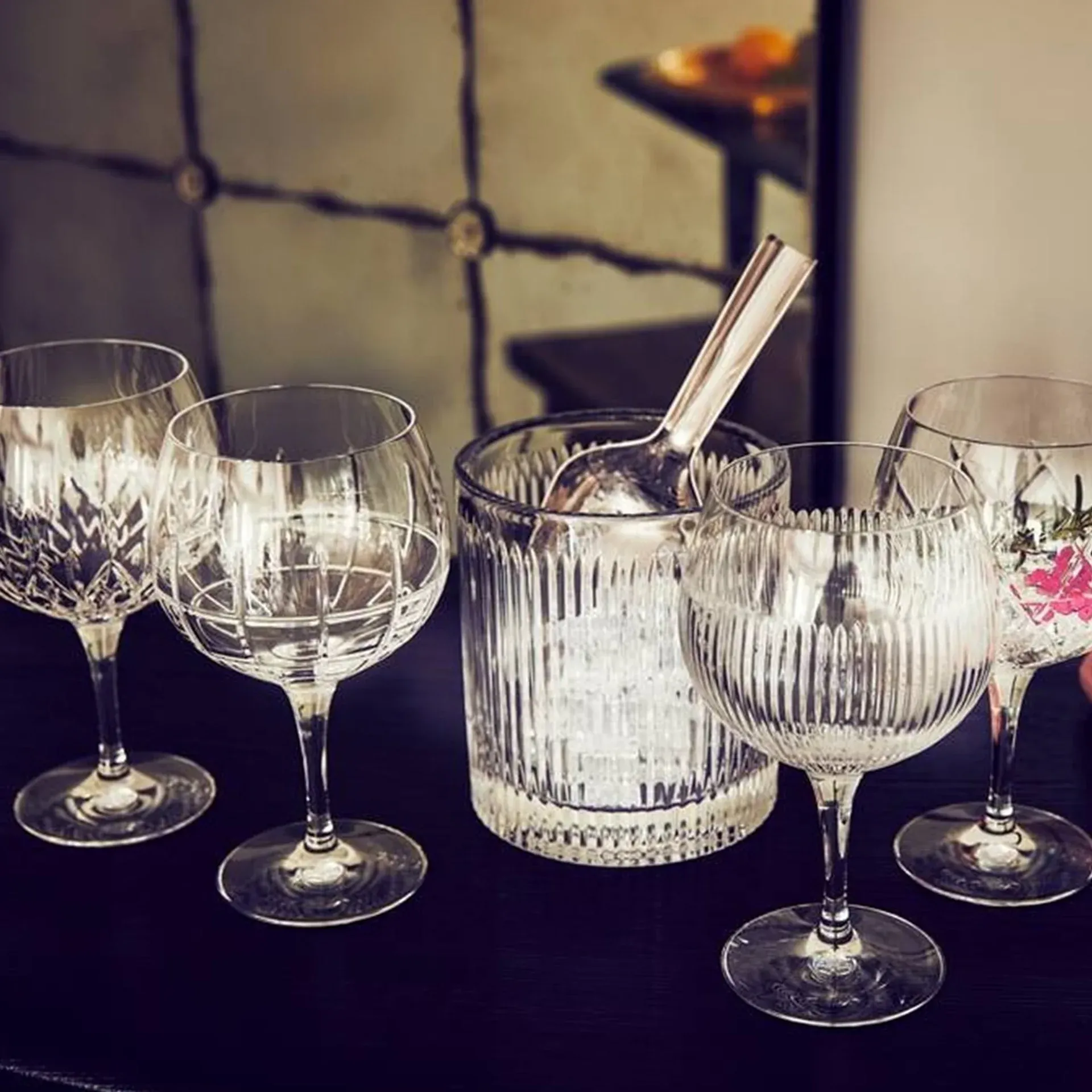Waterford Crystal Aris Ice Bucket & Scoop